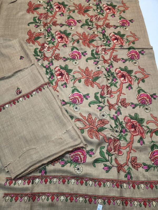 Pashmina Suit | 3 Piece Gulabkar Embroidered Pashmina Suit Perfect Gift for Her - Image 2