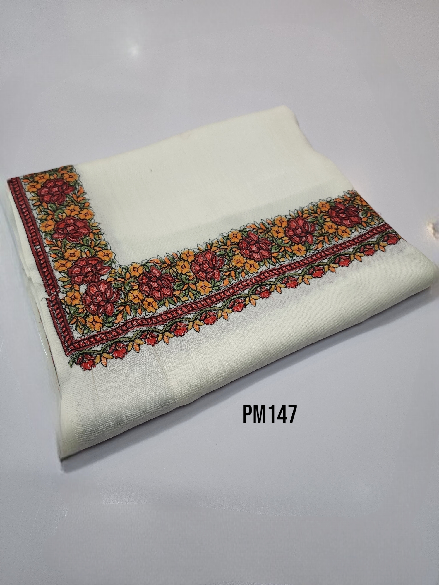 Border Pashmina