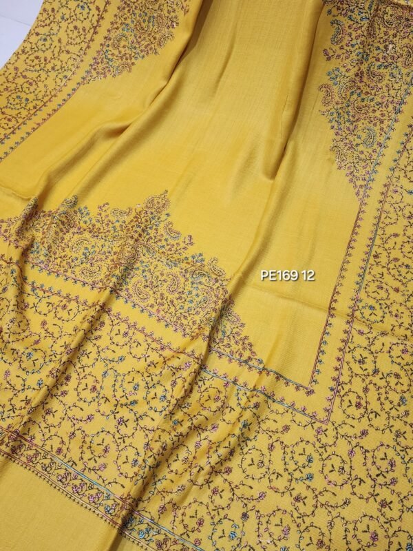 Pashmina Shawl | Hand Embroidery on Print Perfect For Gifts Beautiful Shawl in Sale - Image 2