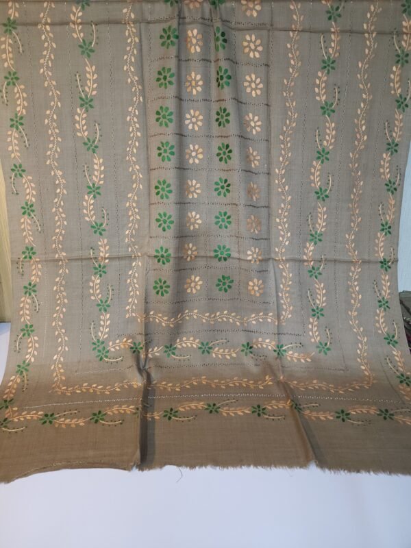 Pashmina Handmade Full Embroidered Shawl With Tarkashi Perfect For Gifts - Image 3
