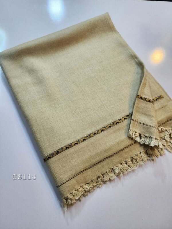 Gents Shawl | Pure and Fine and Soft Islampur Swat Khaddi Made Shawl Perfect Gift - Image 2