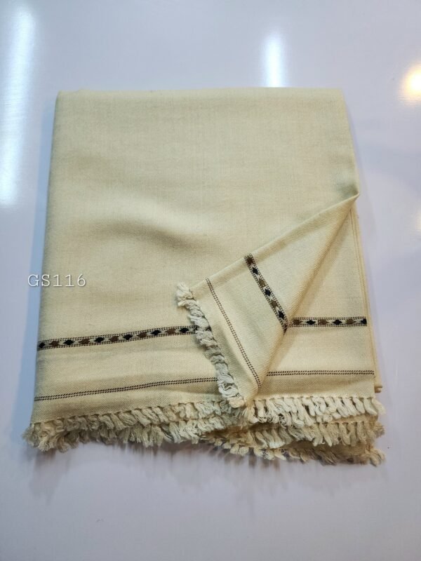 Gents Shawl | Pure and Fine and Soft Islampur Swat Khaddi Made Shawl Perfect Gift - Image 2