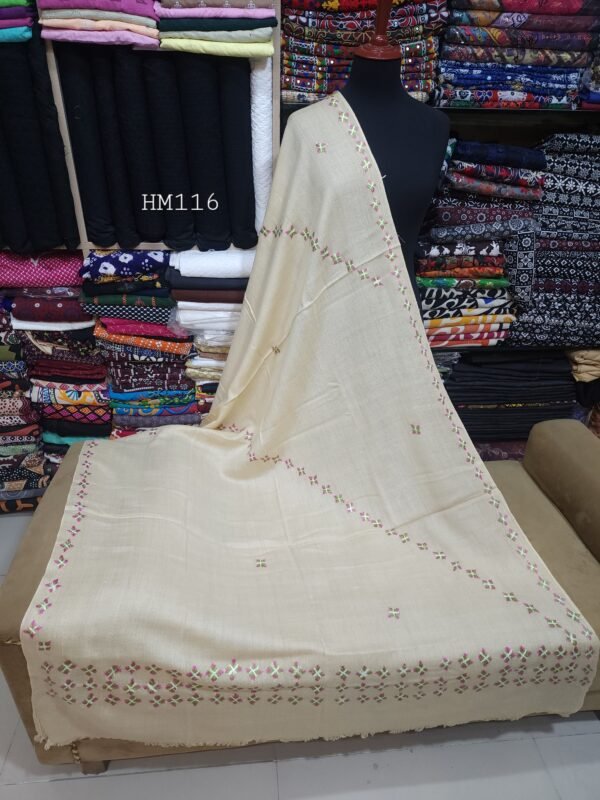 Swat Woolen Shawl Handmade | Beautiful Islampur Handmade Shawl 2.5 Yards Perfect Gift - Image 2