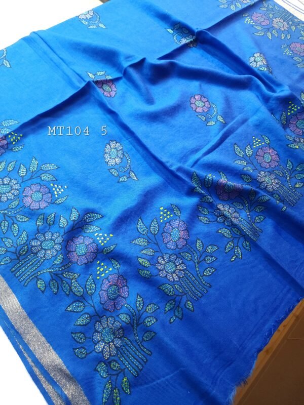 Handmade Pashmina Shawl | Special Hand Embroidery 90x45 inches Perfect Gift and Rare Find - Image 2