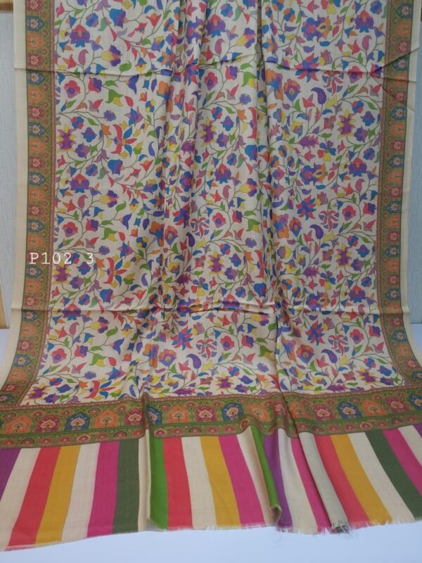 Printed Pashmina Shawl | Soft and Fine Pashmina Shawl Perfect For Matching or Gift For Loved Ones - Image 2