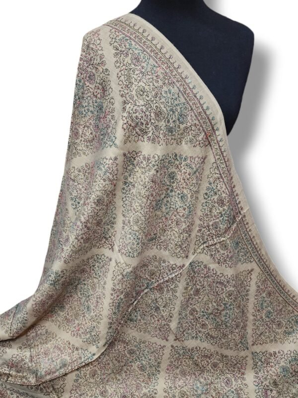 Pashmina Shawl | Print and Embroidery