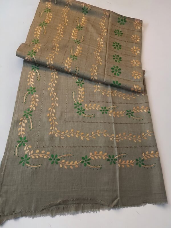 Pashmina Handmade Full Embroidered Shawl With Tarkashi Perfect For Gifts