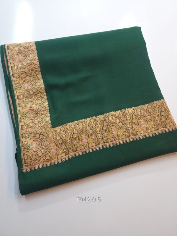 Pashmina Shawl | Papermache Border Embroidery