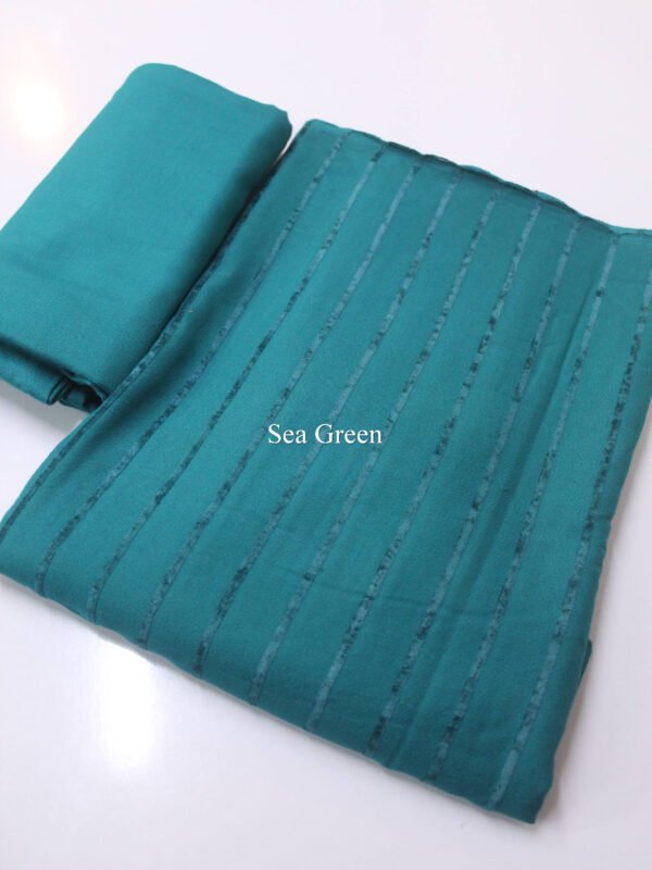 Velvet Lining Suit Marina Wool | Perfect Winter Fabric 6 Yards | Sea Green