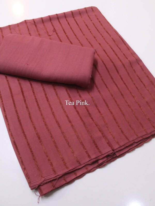 Velvet Lining Suit Marina Wool | Perfect Winter Fabric 6 Yards | Tea Pink - Image 2