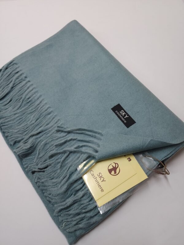 Plain Stole Sky Cashmere Soft Like Toosh Stole in Large Size | Perfect Gift