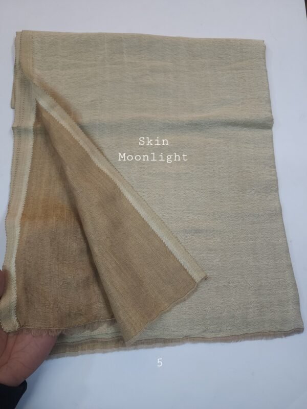 Moonlight Plain Toosh Shawl Made in Kashmir | Skin