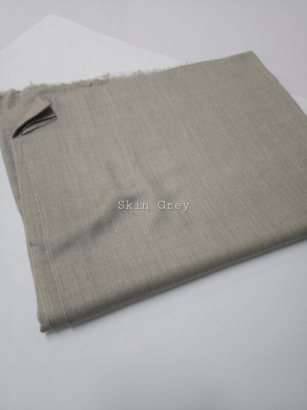 Plain Toosh Shawl | Chashme Bulbul Shawl Perfect Gift | Skin Grey