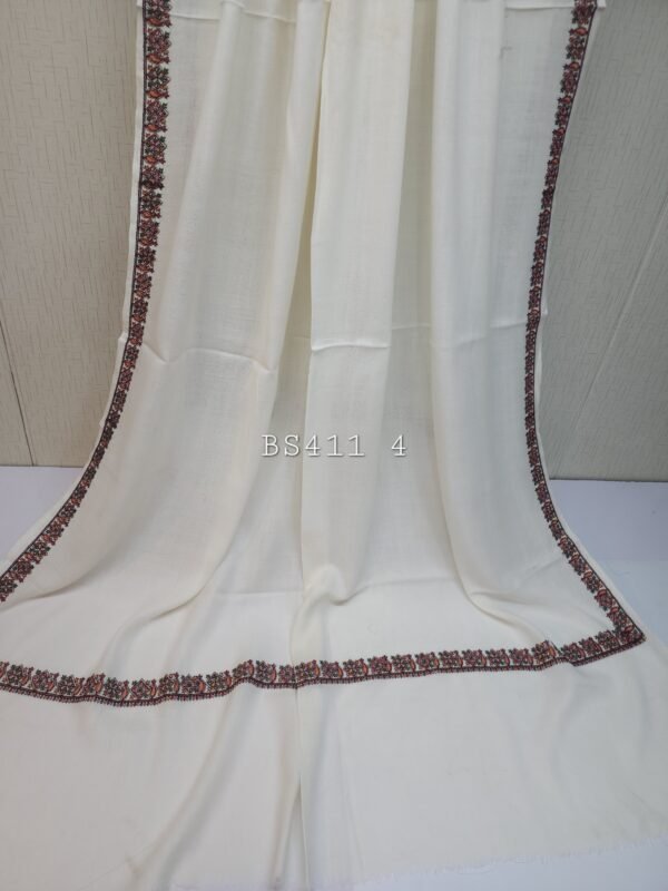 Hashia Border Embroidered Pashmina Shawl Best Selling Shawl Perfect Gift - Image 2