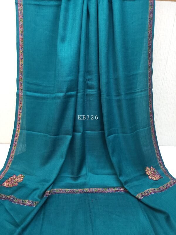 Kingri Border Embroidered Pure Pashmina Shawl Best Selling Shawl Perfect Gift - Image 2