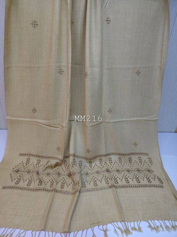 Swat Woolen Shawl | Beautiful Islampur Machine Embroidered Shawl 2.5 Yards Perfect Gift - Image 2