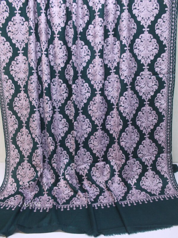 Pashmina Embroidered Shawl | Kashmiri Aar Work Embroidery Perfect Gift in Sale Price - Image 2