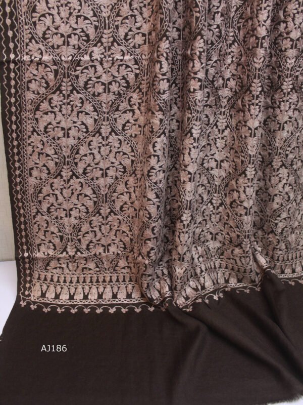 Pashmina Embroidered Shawl | Kashmiri Aar Work Embroidery Perfect Gift in Sale Price