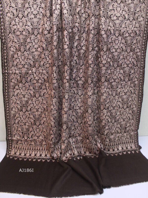 Pashmina Embroidered Shawl | Kashmiri Aar Work Embroidery Perfect Gift in Sale Price - Image 2