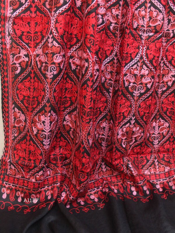 Pashmina Embroidered Shawl | Kashmiri Aar Work Embroidery Perfect Gift in Sale Price