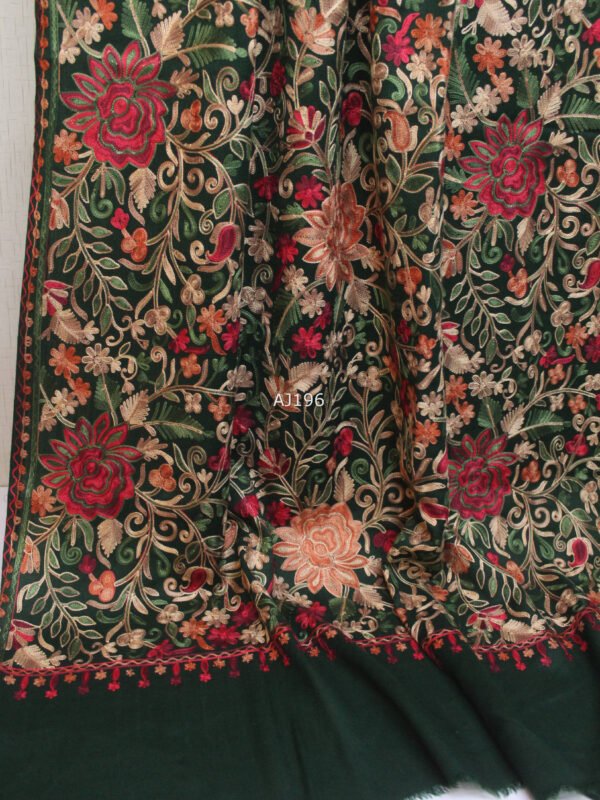 Pashmina Embroidered Shawl | Kashmiri Aar Work Embroidery Perfect Gift in Sale Price