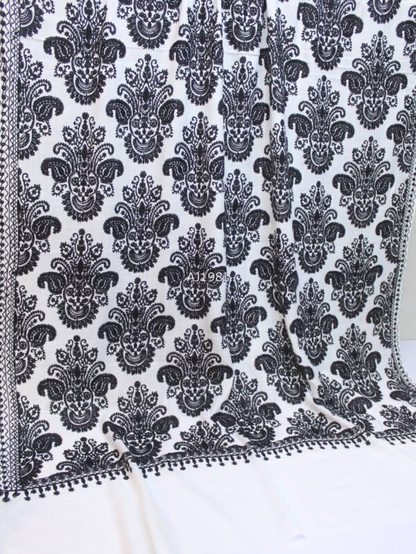 Pashmina Embroidered Shawl | Kashmiri Aar Work Embroidery Perfect Gift in Sale Price - Image 2