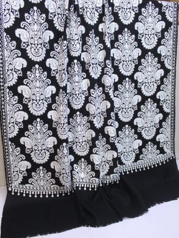 Pashmina Embroidered Shawl | Kashmiri Aar Work Embroidery Perfect Gift in Sale Price - Image 2