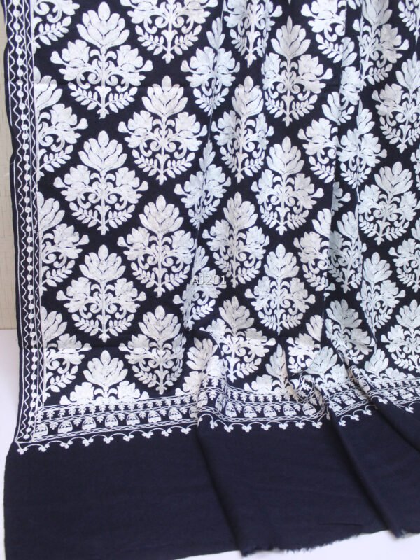 Pashmina Embroidered Shawl | Kashmiri Aar Work Embroidery Perfect Gift in Sale Price