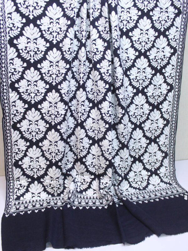 Pashmina Embroidered Shawl | Kashmiri Aar Work Embroidery Perfect Gift in Sale Price - Image 2