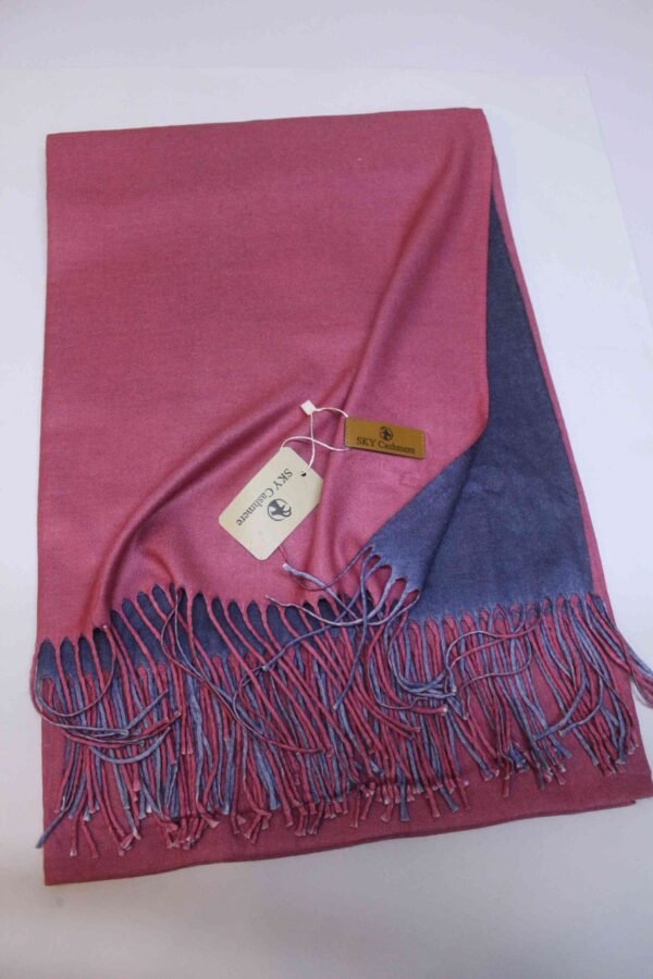 Reversible Pashmina Shawl | Double Side Pure Plain Pashmina Rare Find and Perfect Gift For Winters