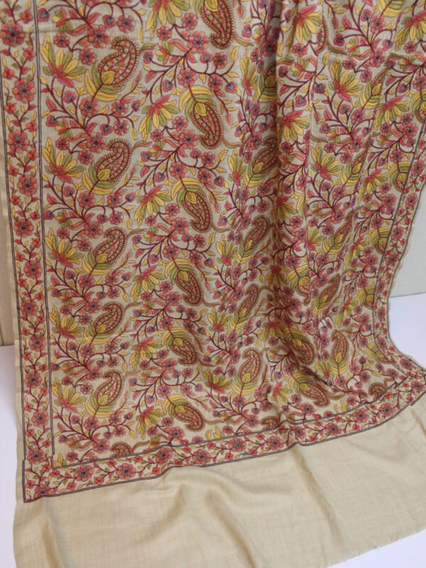 Pashmina Embroidered Shawl | Machine Embroidery Perfect Gift in Sale Price - Image 3