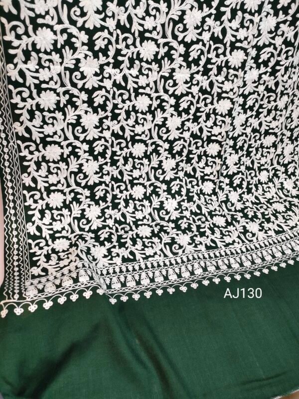 Pashmina Embroidered Shawl | Kashmiri Aar Work Embroidery Perfect Gift in Sale Price