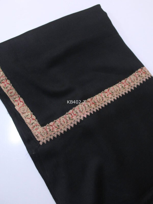 Hashia Border Embroidered Pashmina Shawl Best Selling Shawl Perfect Gift