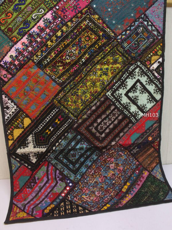 Wall Hanging | Beautiful Traditional Sindhi Handmade Antique Patchwork 54x26 inches