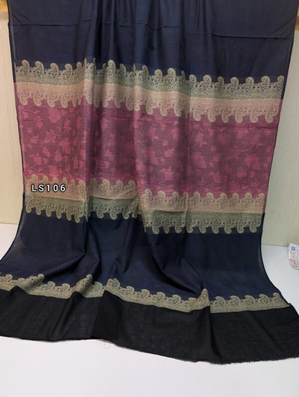 Pure Lawn Jacquard Work Beautiful Shawl 2025 Design