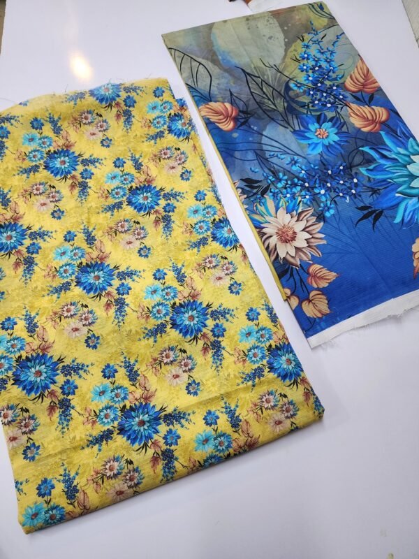 3 Piece Doriya Lawn Printed Suit With Lawn Dupatta