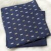 2 Piece Lawn Broshia Suit 6 Yards Suit Extra Material | Navy Blue