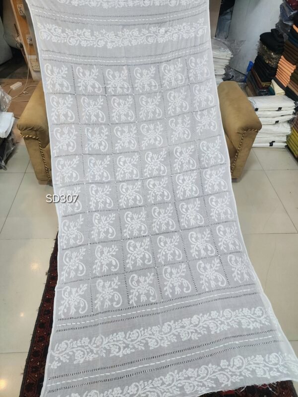 Tarkashi Shadow Work Beautiful Handmade Dupatta Shawl Perfect Gift