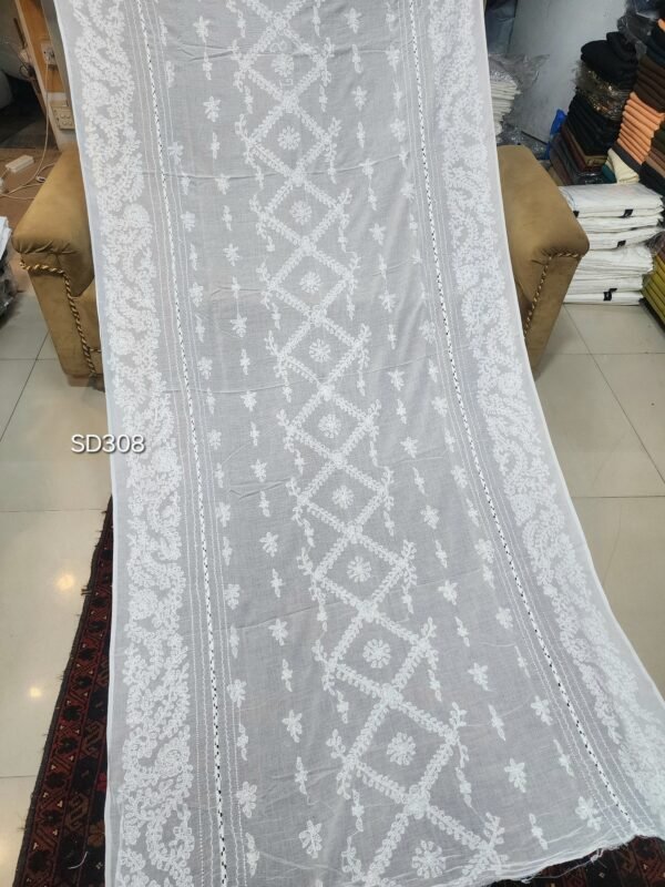 Tarkashi Shadow Work Beautiful Handmade Dupatta Shawl Perfect Gift