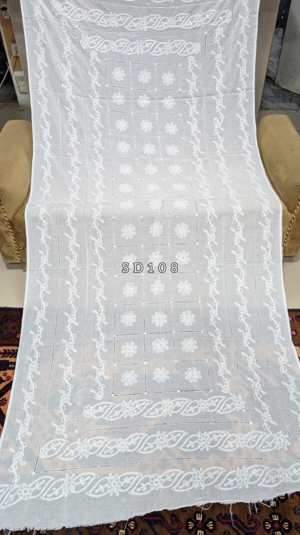 Tarkashi Shadow Work Beautiful Handmade Dupatta Shawl Perfect Gift