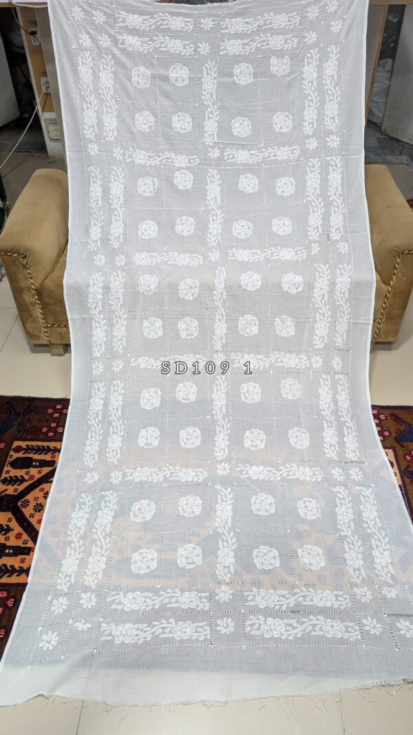 Tarkashi Shadow Work Beautiful Handmade Dupatta Shawl Perfect Gift