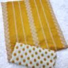 Chikankari Lawn 2 Piece Suit Lining Design | Mustard Yellow