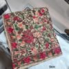 Crinkle Chiffon Aari Embroidered Dupatta Multi Color | Skin