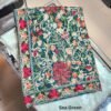 Crinkle Chiffon Aari Embroidered Dupatta Multi Color | Sea Green