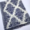 Crinkle Chiffon Embroidered Dupatta | White