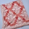 Crinkle Chiffon Embroidered Dupatta | Peach