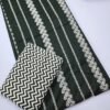 Chikankari Lawn 2 Piece Suit Lining Design | Dark Green