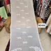 White Pure Lawn 4 Side Cutwork and Embroidered Dupatta Full Size Dyeable | RD302
