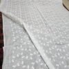 White Pure Lawn Embroidered Dupatta Dyeable | RD225