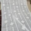 White Pure Lawn Embroidered Dupatta Dyeable | RD250
